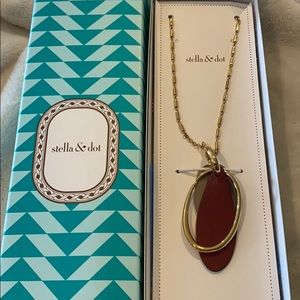 Stella & Dot Color POP Versatile Pendant - Gold